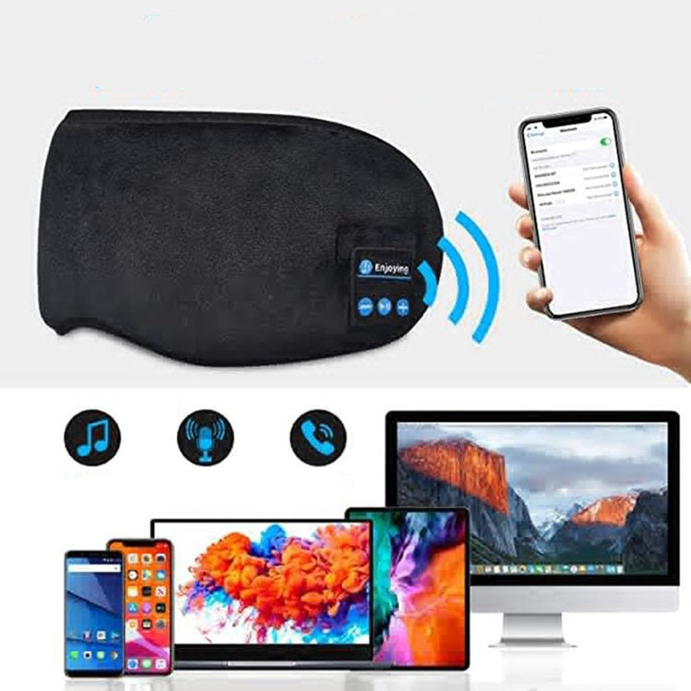 Wireless Sleep Headphones with Eye Mask