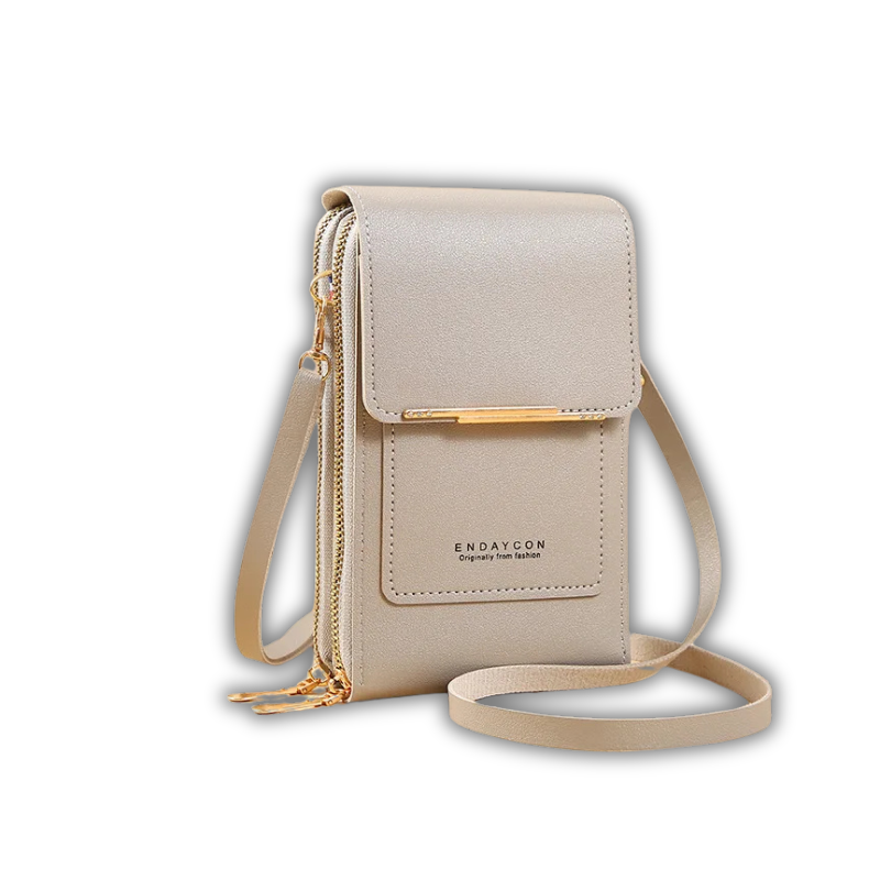 Bolsa antifurto compacta e funcional com tela touch