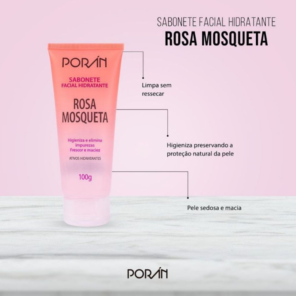Kit Skin Care Limpeza de Pele com Rosa Mosqueta