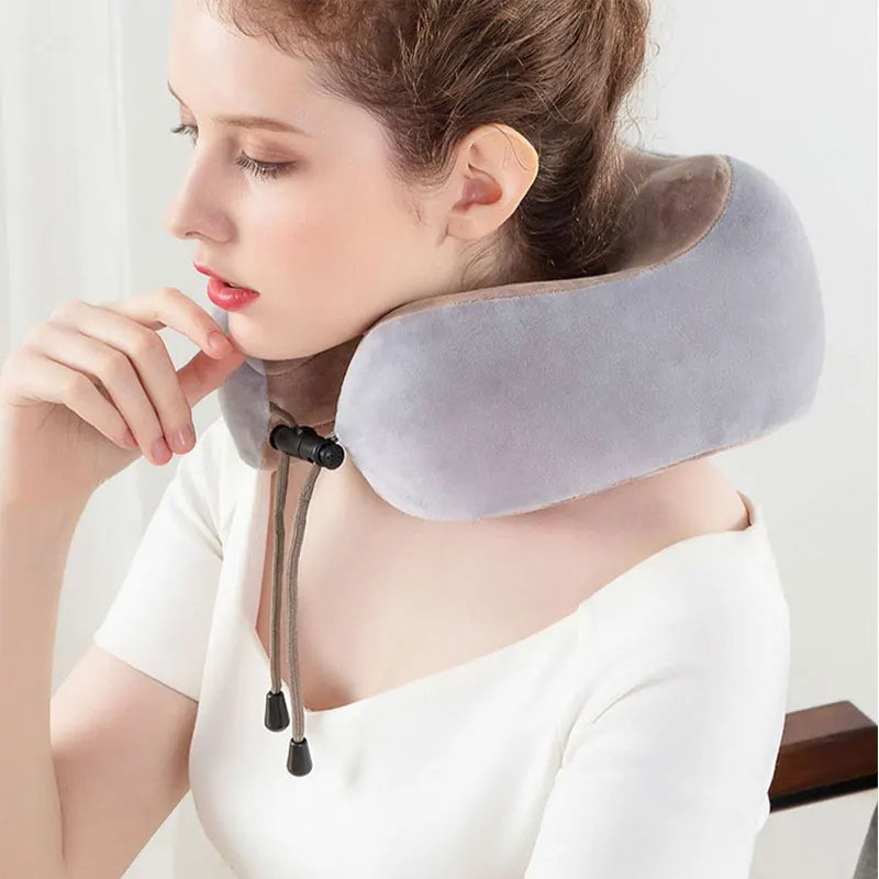 Almofada Massageadora Vibratória Elétrica para Pescoço – USB