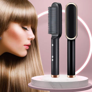 3-in-1 Ceramic Straightening Brush

