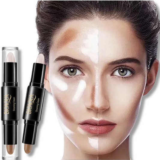 FaceSculpt DuoStick™ – 2-in-1 Highlight & Contour Stick
