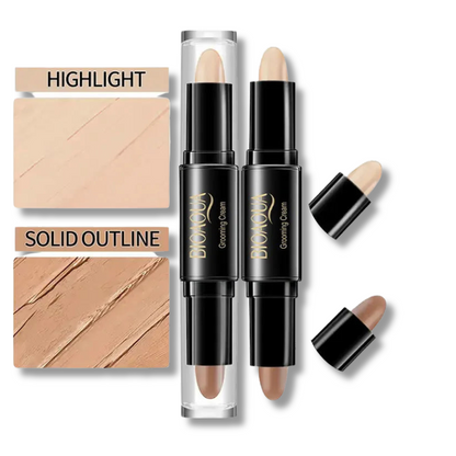 FaceSculpt DuoStick™ – 2-in-1 Highlight & Contour Stick
