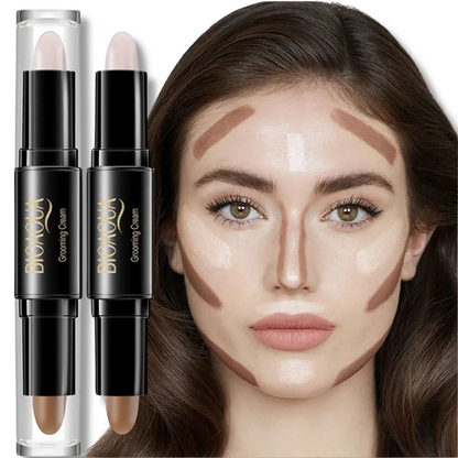 FaceSculpt DuoStick™ – 2-in-1 Highlight & Contour Stick
