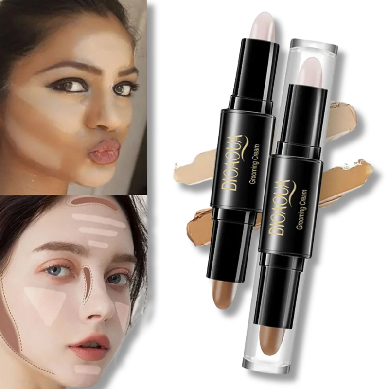 FaceSculpt DuoStick™ – 2-in-1 Highlight & Contour Stick
