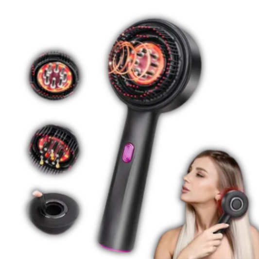 Infrared LED Scalp Massager with Oil Dispenser

